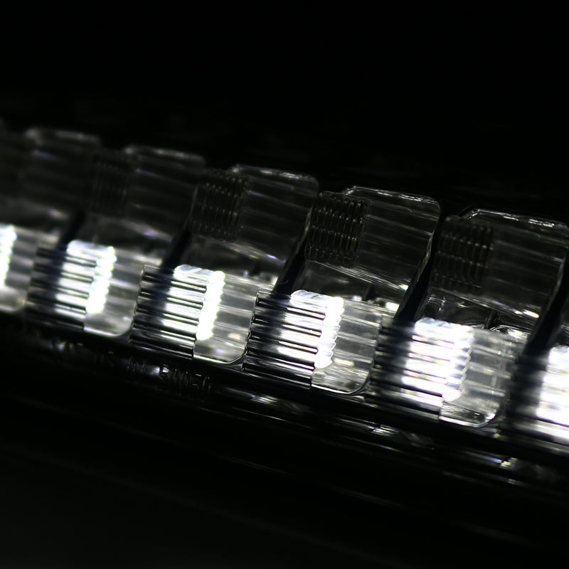 1993-2016 Ford F-250/F-350/F-450/F-550/Ranger Mazda B Series Pickup LED 3rd Brake Tail Light - CY (Chrome Housing/Smoked Lens)