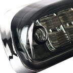 1993-2016 Ford F-250/F-350/F-450/F-550/Ranger Mazda B Series Pickup LED 3rd Brake Tail Light - CY (Chrome Housing/Smoked Lens)