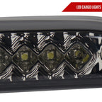 1993-2016 Ford F-250/F-350/F-450/F-550/Ranger Mazda B Series Pickup LED 3rd Brake Tail Light (Chrome Housing/Smoked Lens)