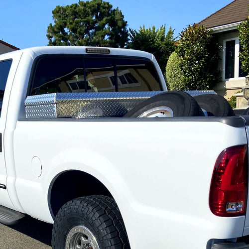 1993-2016 Ford F-250/F-350/F-450/F-550/Ranger Mazda B Series Pickup LED 3rd Brake Tail Light (Chrome Housing/Smoked Lens)