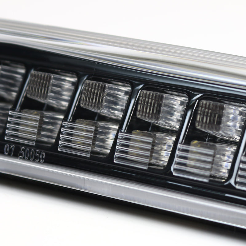 1993-2016 Ford F-250/F-350/F-450/F-550/Ranger Mazda B Series Pickup LED 3rd Brake Tail Light - CY (Matte Black Housing/Clear Lens)