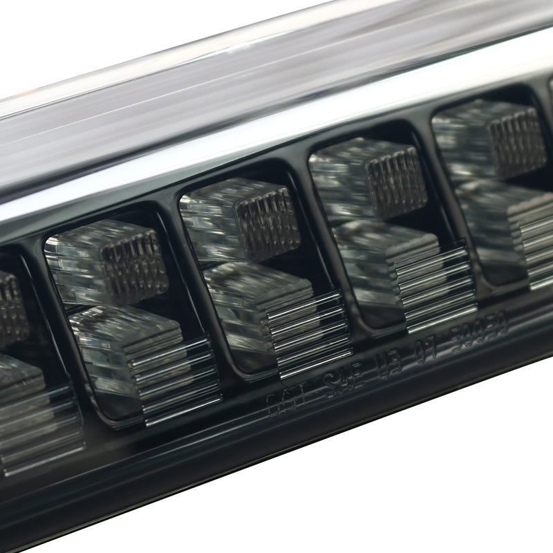 1993-2016 Ford F-250/F-350/F-450/F-550/Ranger Mazda B Series Pickup LED 3rd Brake Tail Light - CY (Black Housing/Smoked Lens)