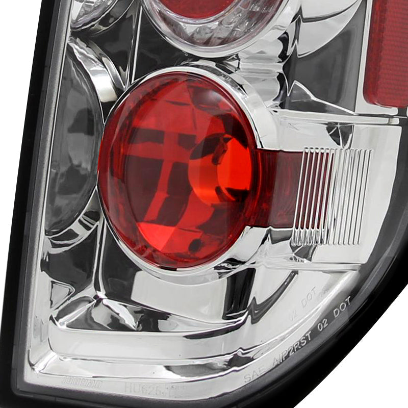 2005-2014 Nissan Frontier/ 2009-2012 Suzuki Equator Tail Lights (Chrome Housing/Clear Lens)
