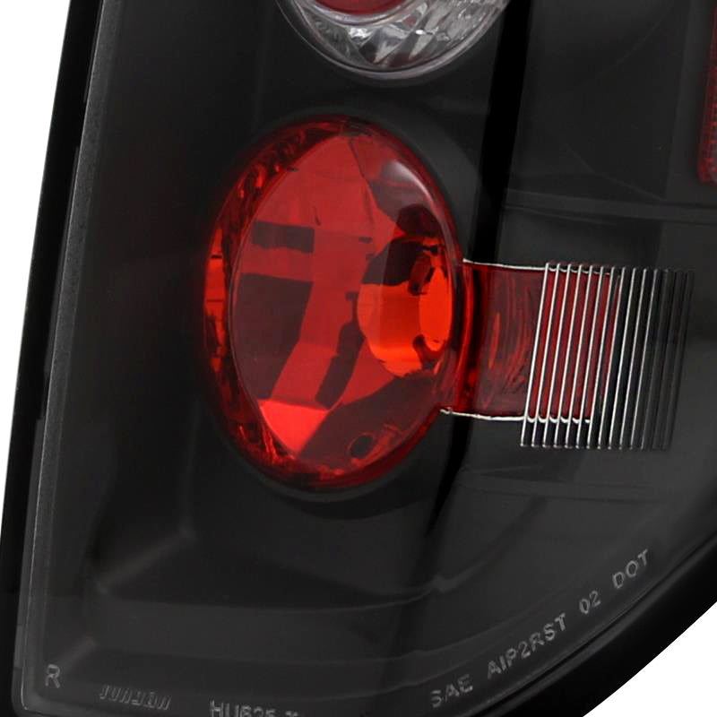 2005-2014 Nissan Frontier/ 2009-2012 Suzuki Equator Tail Lights (Matte Black Housing/Clear Lens)