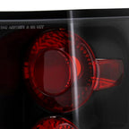 2005-2006 Jeep Grand Cherokee Tail Lights (Matte Black Housing/Clear Lens)