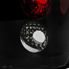 2005-2006 Jeep Grand Cherokee Tail Lights (Matte Black Housing/Clear Lens)