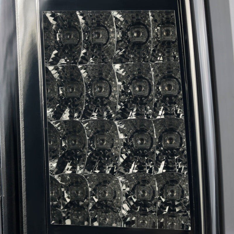 2005-2010 Hummer H3 LED Tail Lights (Chrome Housing/Smoked Lens)