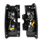 2005-2010 Hummer H3 LED Tail Lights (Chrome Housing/Smoked Lens)