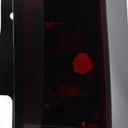 2005-2010 Hummer H3 Tail Lights (Chrome Housing/Red Smoked Lens)