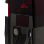 2005-2010 Hummer H3 Tail Lights (Chrome Housing/Red Smoked Lens)