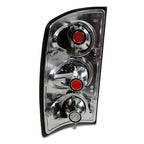 2002-2006 Dodge RAM Tail Lights (Chrome Housing/Clear Lens)