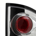 2002-2006 Dodge RAM Tail Lights (Chrome Housing/Clear Lens)