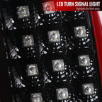 2002-2006 Dodge RAM 1500 2500 3500 LED Tail Lights -G2 (Jet Black Housing/Clear Lens)