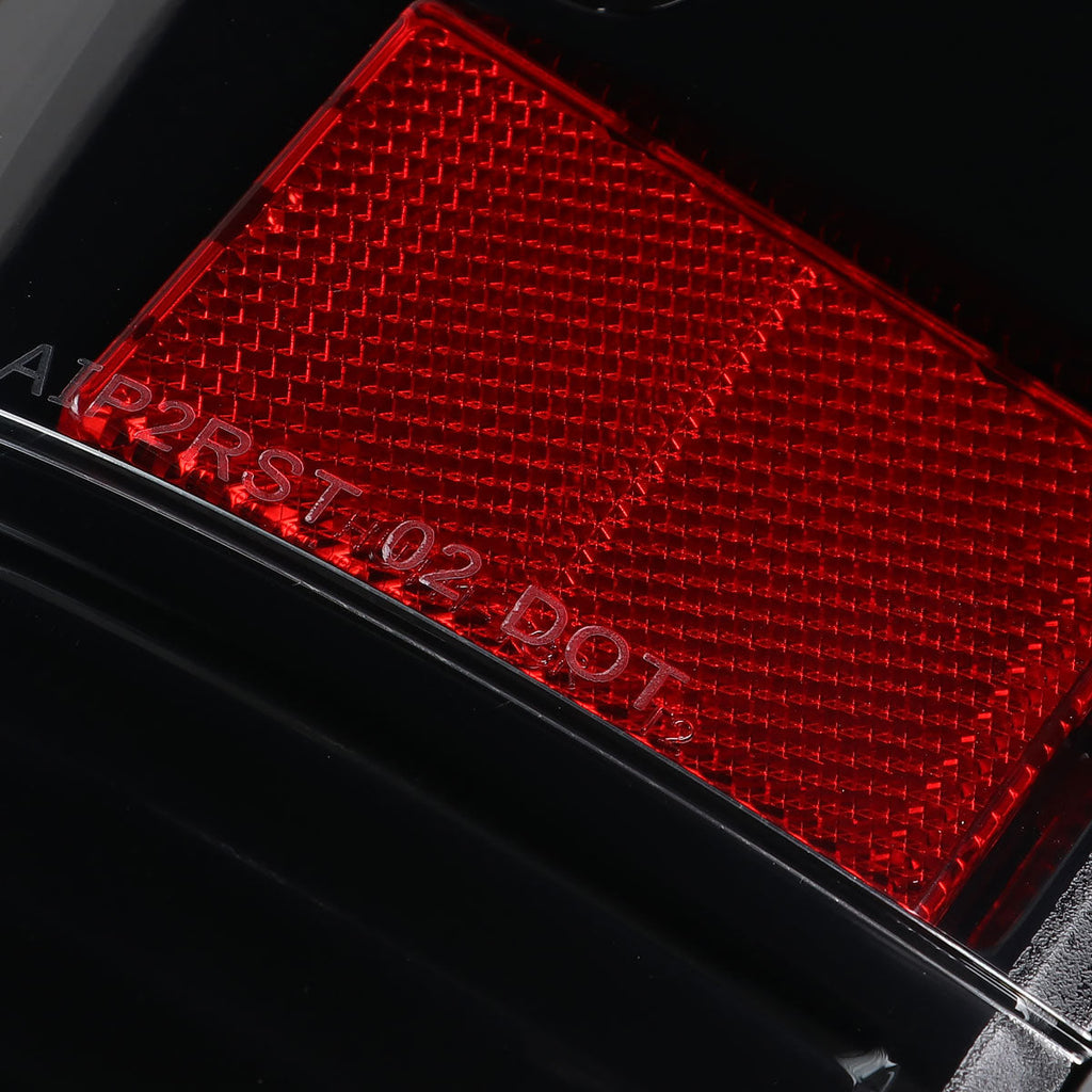 2002-2006 Dodge RAM 1500 2500 3500 LED Tail Lights -G2 (Jet Black Housing/Clear Lens)