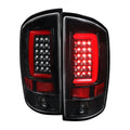 2002-2006 Dodge RAM 1500 2500 3500 LED Tail Lights -G2 (Jet Black Housing/Clear Lens)