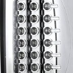 2002-2006 Dodge RAM LED Tail Lights (Chrome Housing/Clear Lens)