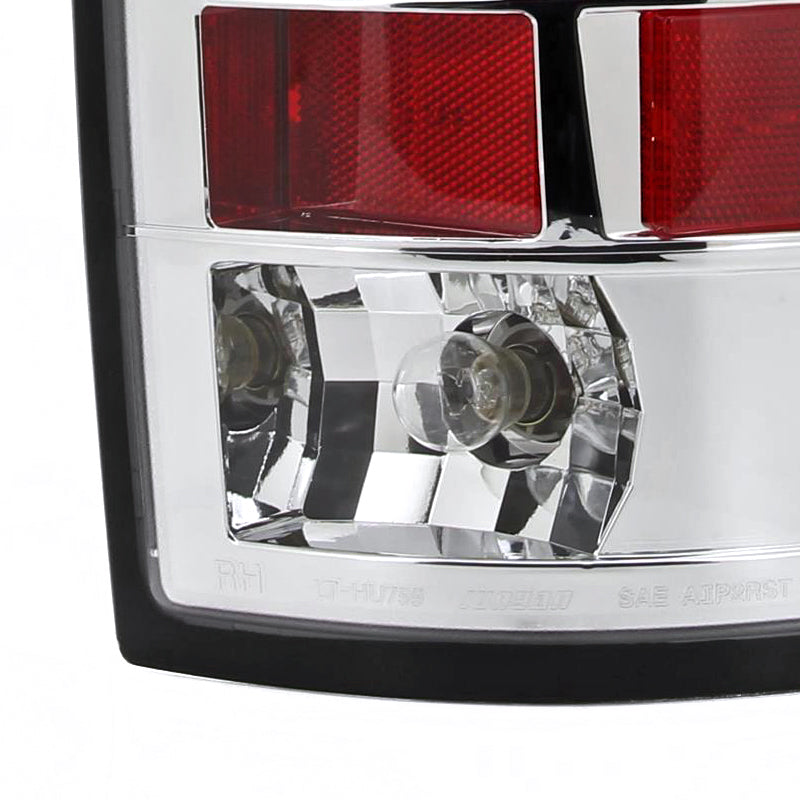 2002-2006 Dodge RAM LED Tail Lights (Chrome Housing/Clear Lens)