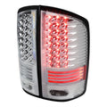 2002-2006 Dodge RAM V2 LED Tail Lights (Chrome Housing/Clear Lens)