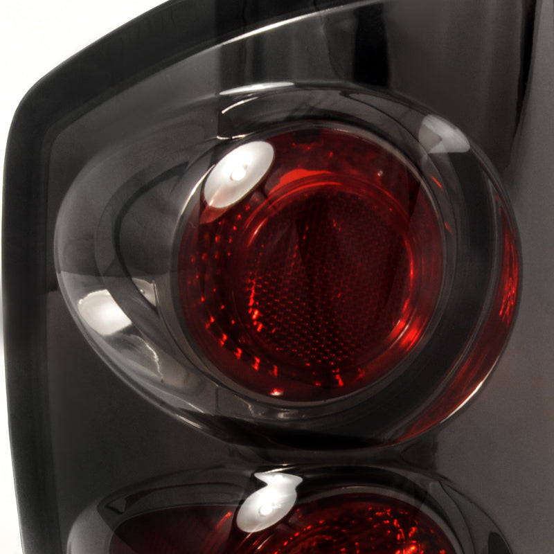 2002-2006 Dodge RAM Tail Lights (Chrome Housing/Smoked Lens)