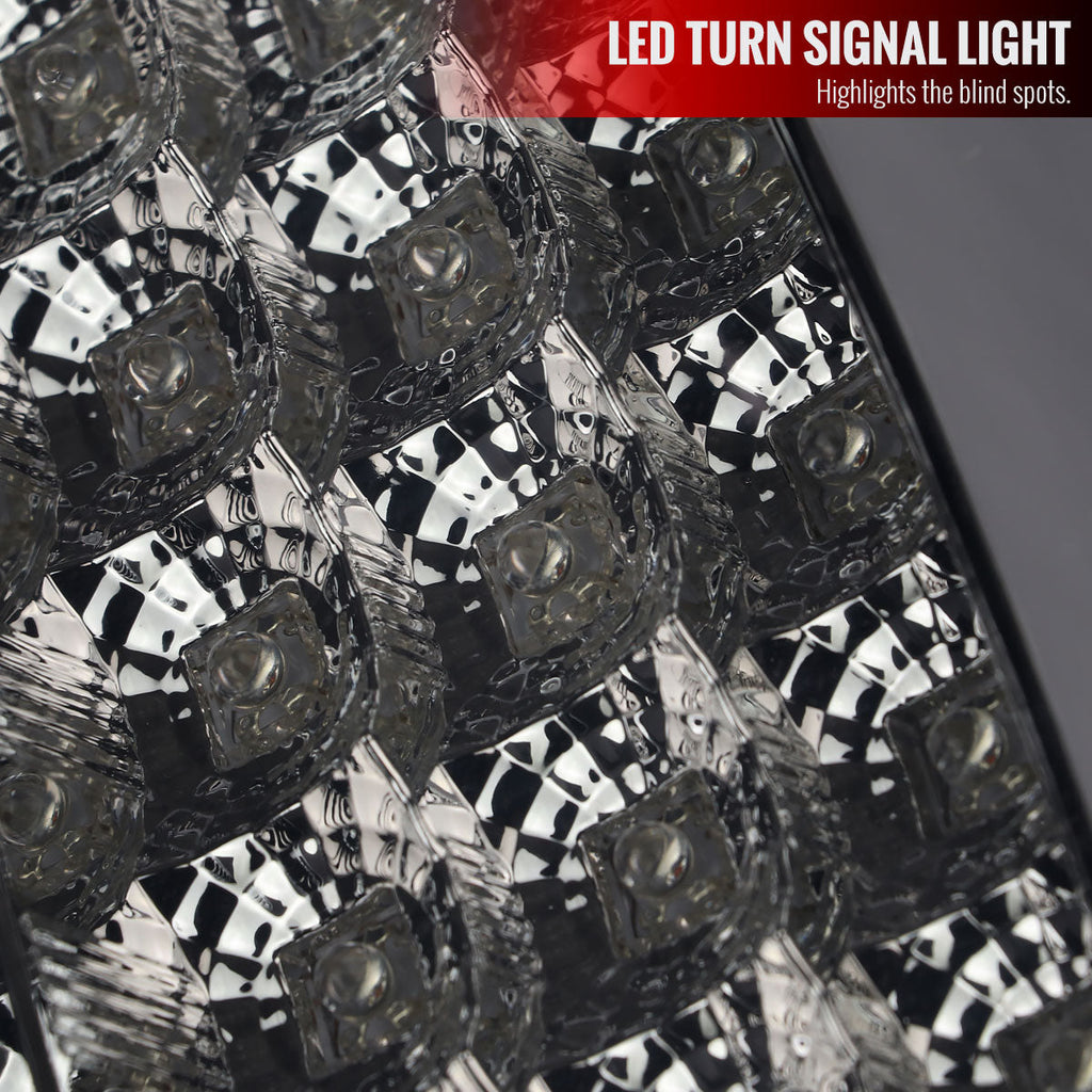 2002-2006 Dodge RAM 1500 2500 3500 LED Tail Lights -G2 (Chrome Housing/Smoked Lens)