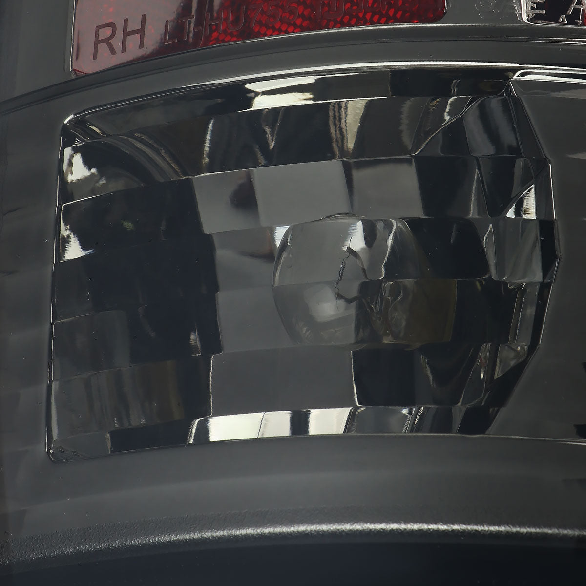 2002-2006 Dodge RAM 1500 2500 3500 LED Tail Lights -G2 (Chrome Housing/Smoked Lens)