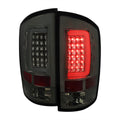 2002-2006 Dodge RAM 1500 2500 3500 LED Tail Lights -G2 (Chrome Housing/Smoked Lens)