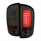 2002-2006 Dodge RAM 1500 2500 3500 LED Tail Lights -G2 (Chrome Housing/Smoked Lens)