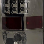 2002-2006 Dodge RAM LED Tail Lights (Chrome Housing/Smoked Lens)