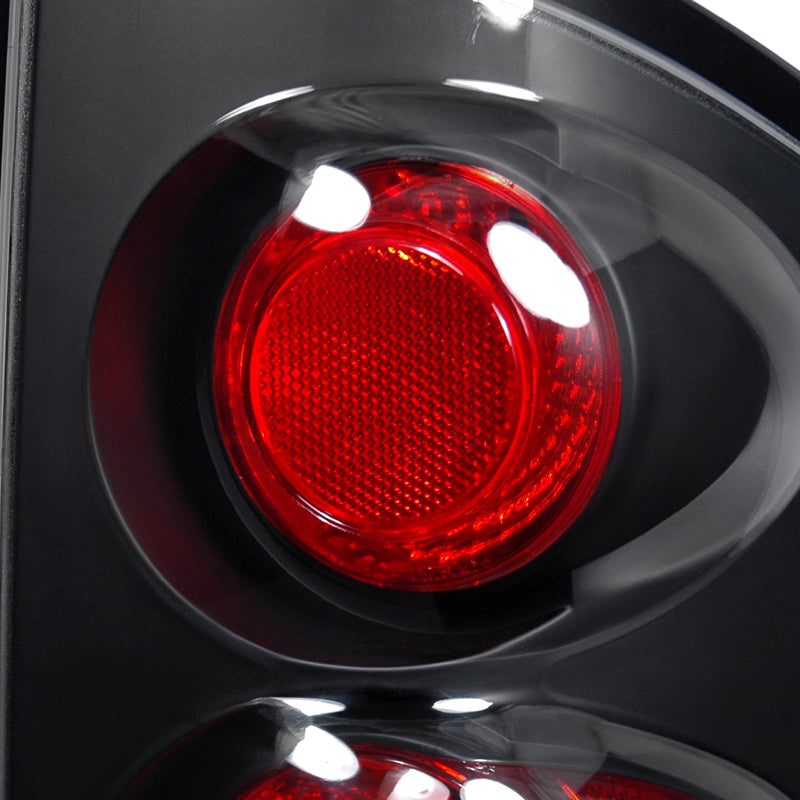 2002-2006 Dodge RAM Tail Lights (Matte Black Housing/Clear Lens)