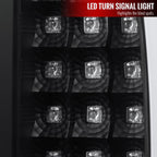 2002-2006 Dodge RAM 1500 2500 3500 LED Tail Lights -G2 (Matte Black Housing/Clear Lens)
