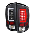 2002-2006 Dodge RAM 1500 2500 3500 LED Tail Lights -G2 (Matte Black Housing/Clear Lens)