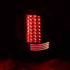 2002-2006 Dodge RAM LED Tail Lights (Matte Black Housing/Clear Lens)