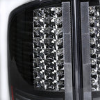 2002-2006 Dodge RAM LED Tail Lights (Matte Black Housing/Clear Lens)