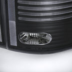 2002-2006 Dodge RAM LED Tail Lights (Matte Black Housing/Clear Lens)