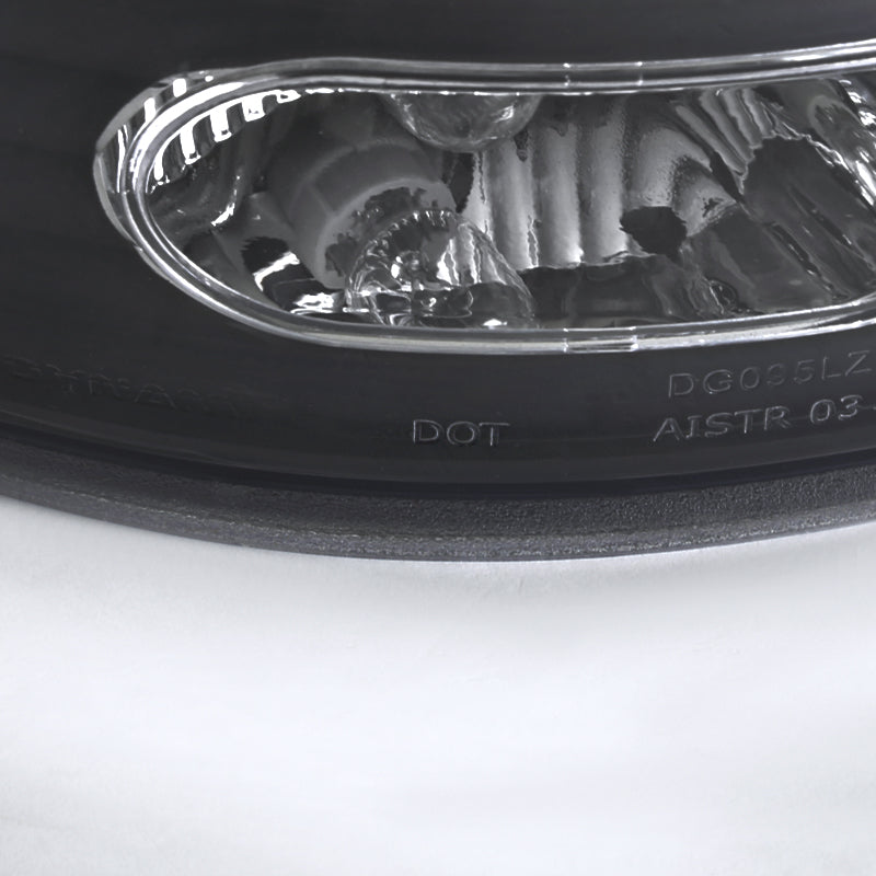 2002-2006 Dodge RAM LED Tail Lights (Matte Black Housing/Clear Lens)