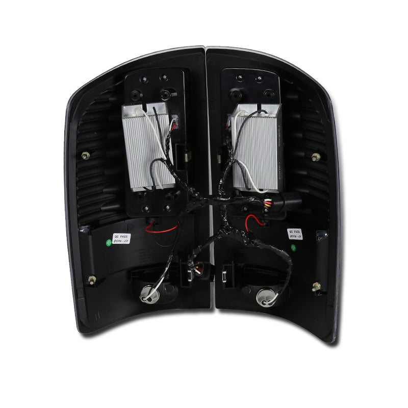 2002-2006 Dodge RAM LED Tail Lights (Matte Black Housing/Clear Lens)