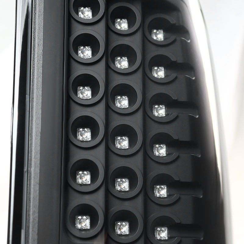 2002-2006 Dodge RAM V2 LED Tail Lights (Matte Black Housing/Clear Lens)