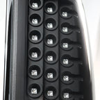 2002-2006 Dodge RAM V2 LED Tail Lights (Matte Black Housing/Clear Lens)