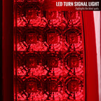 2002-2006 Dodge RAM 1500 2500 3500 LED Tail Lights (Chrome Housing/Red Lens)