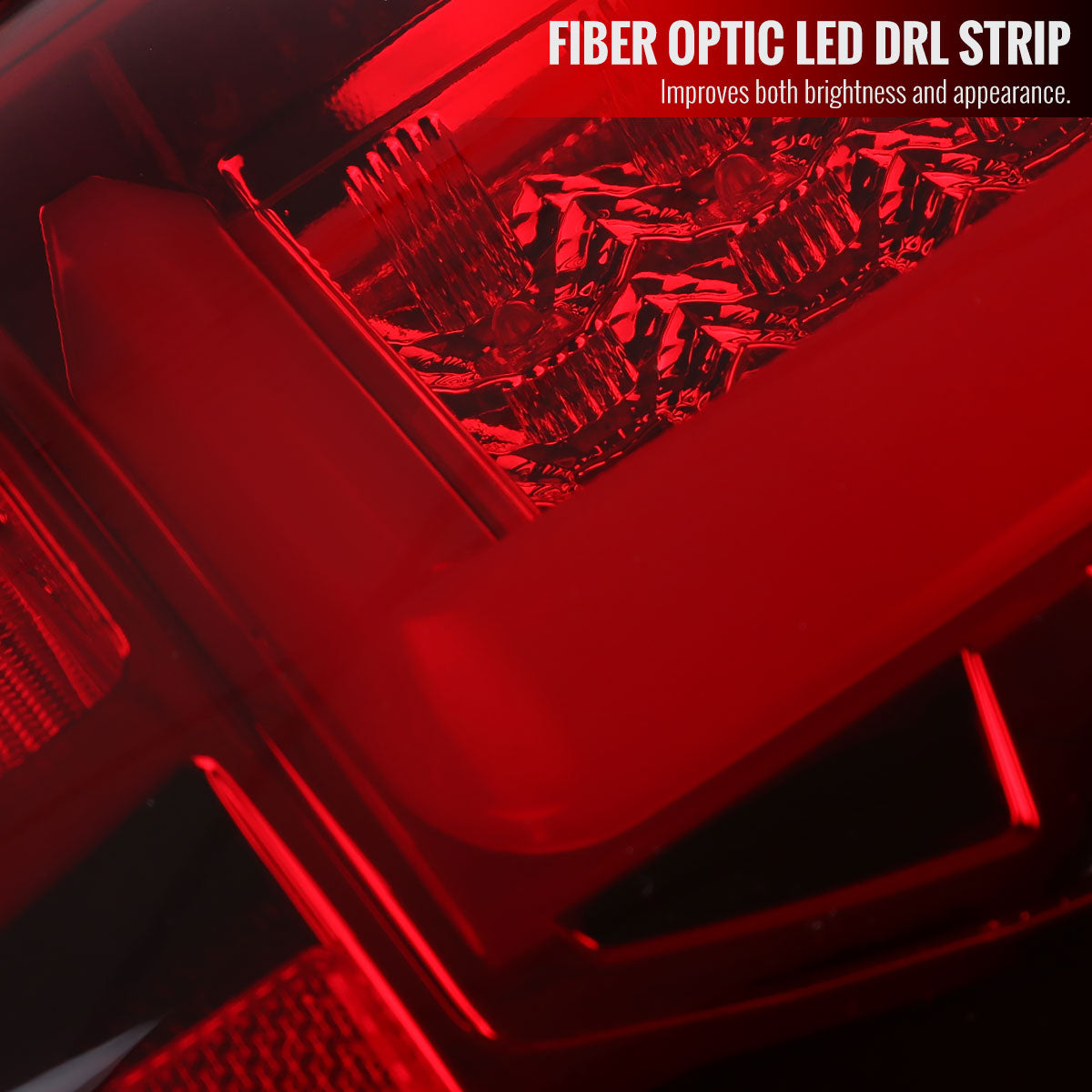 2002-2006 Dodge RAM 1500 2500 3500 LED Tail Lights (Chrome Housing/Red Lens)