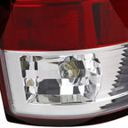 2002-2006 Dodge RAM 1500 2500 3500 LED Tail Lights (Chrome Housing/Red Lens)