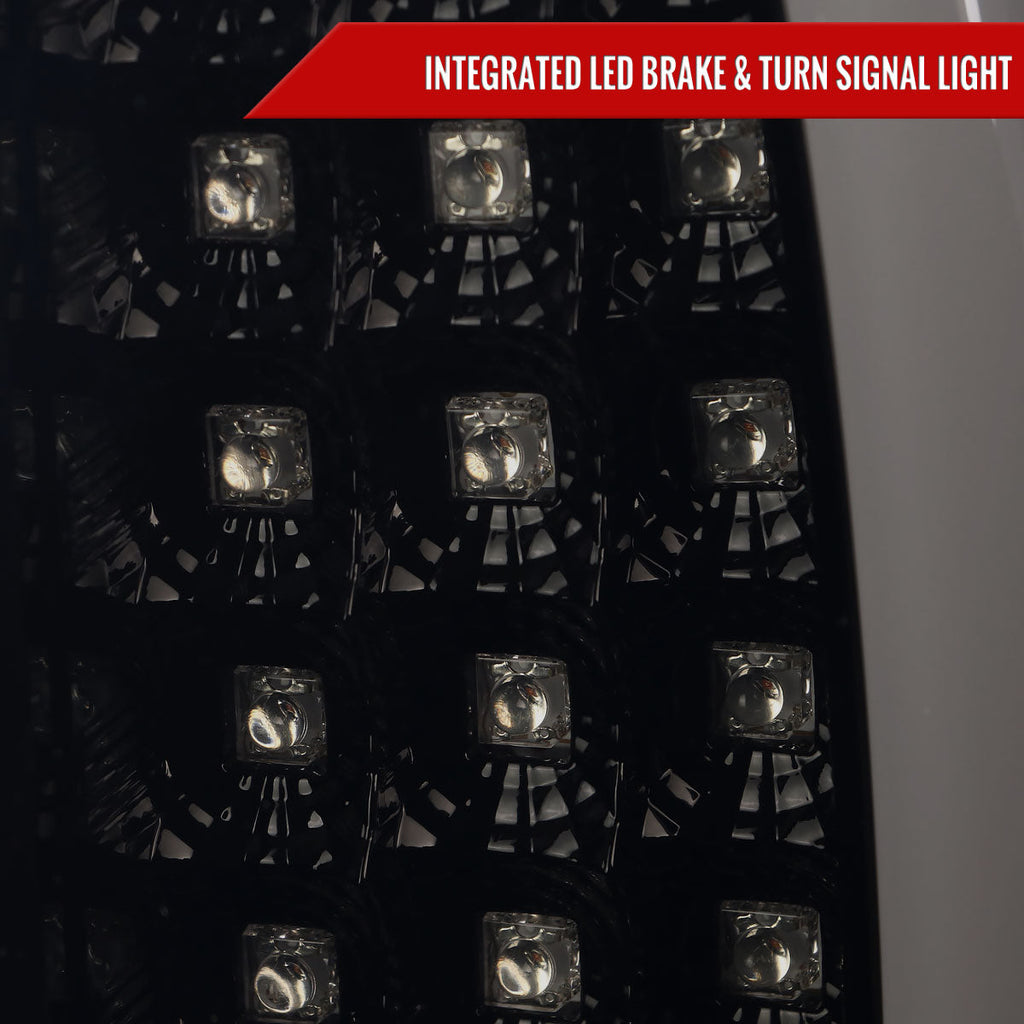 2007-2009 Dodge RAM 1500/2500/3500 LED Tail Lights (Glossy Black Housing/Smoked Lens)
