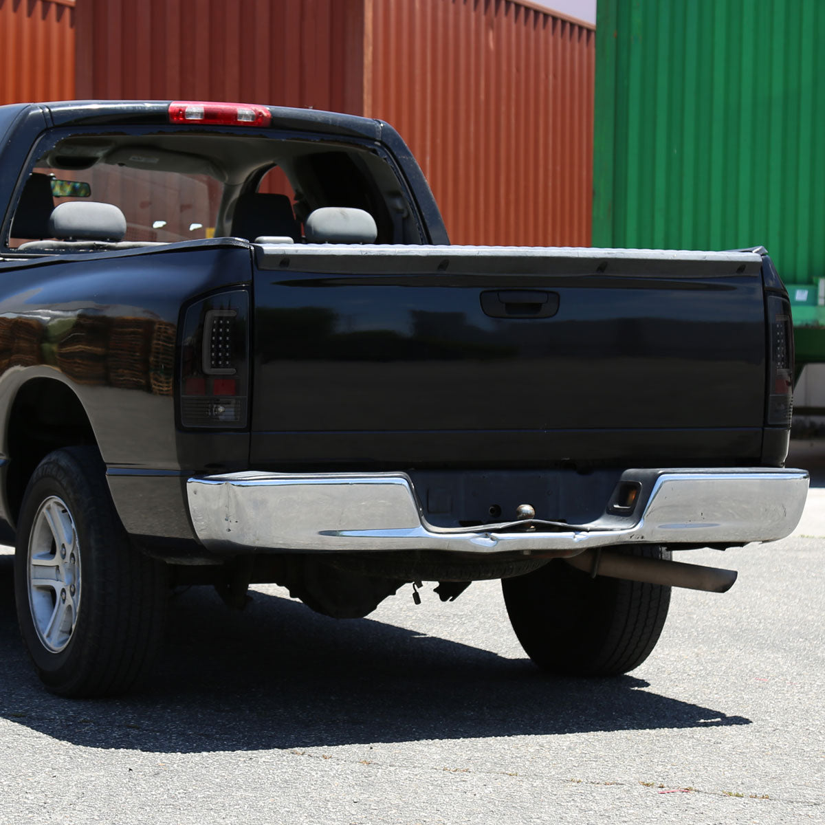 2007-2009 Dodge RAM 1500/2500/3500 LED Tail Lights (Glossy Black Housing/Smoked Lens)