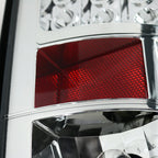 2007-2009 Dodge RAM LED Tail Lights (Chrome Housing/Clear Lens)