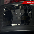2007-2009 Dodge RAM 1500/2500/3500 LED Tail Lights (Chrome Housing/Smoked Lens)