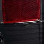 2007-2009 Dodge RAM 1500/2500/3500 LED Tail Lights (Chrome Housing/Smoked Lens)