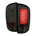 2007-2009 Dodge RAM 1500/2500/3500 LED Tail Lights (Chrome Housing/Smoked Lens)