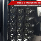 2007-2009 Dodge RAM LED Tail Lights (Chrome Housing/Smoked Lens)
