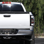 2007-2009 Dodge RAM 1500/2500/3500 White LED Bar Tail Lights (Matte Black Housing/Clear Lens)