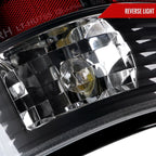 2007-2009 Dodge RAM 1500/2500/3500 LED Tail Lights (Matte Black Housing/Clear Lens)
